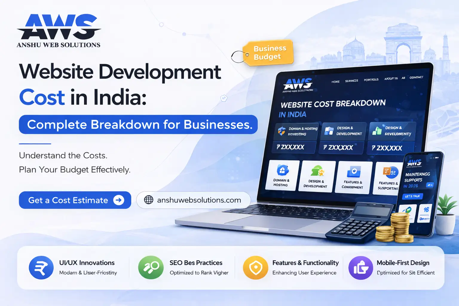 Website Development Cost in India: Complete Breakdown for Businesses