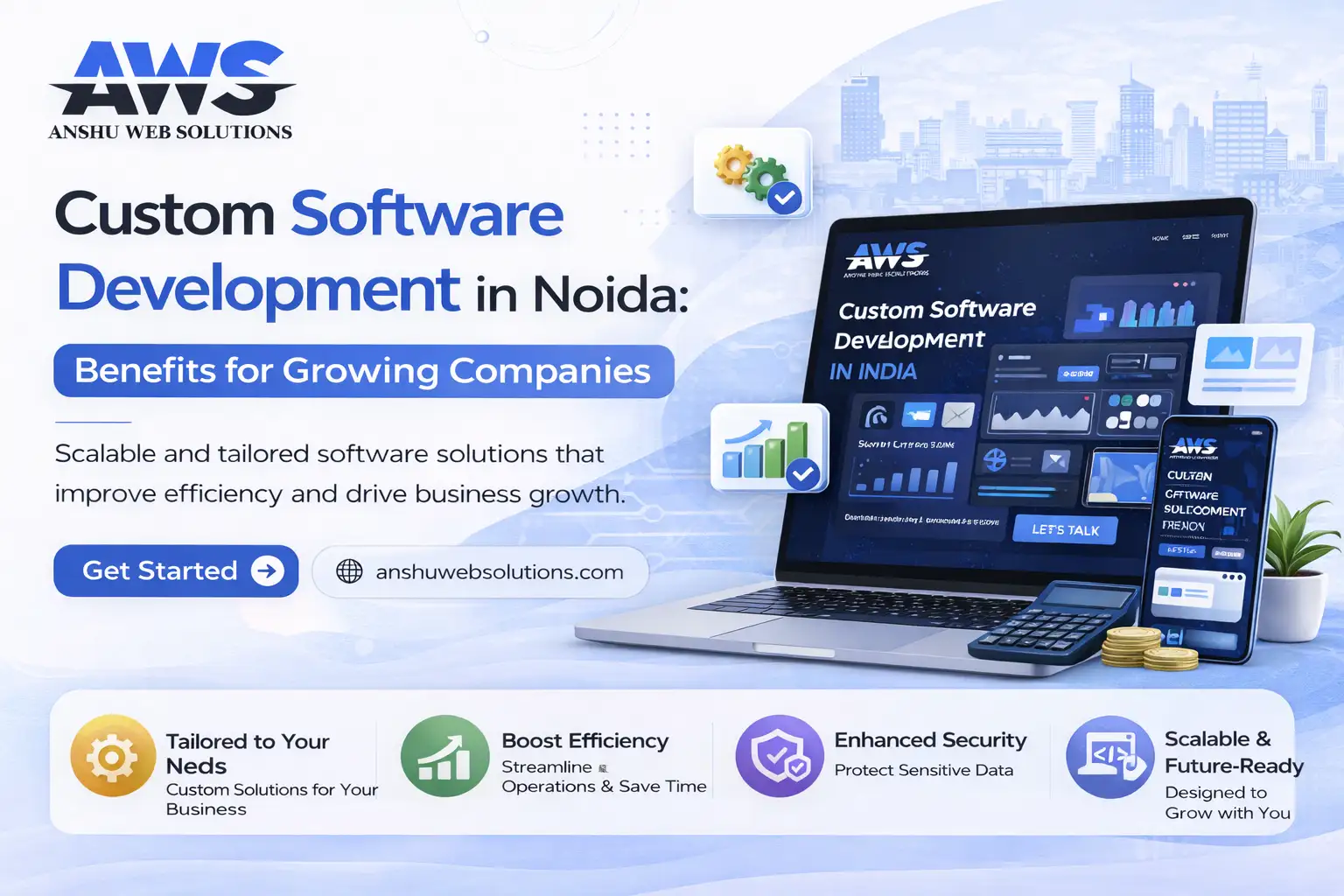 Custom Software Development in Noida: Benefits for Growing Companies