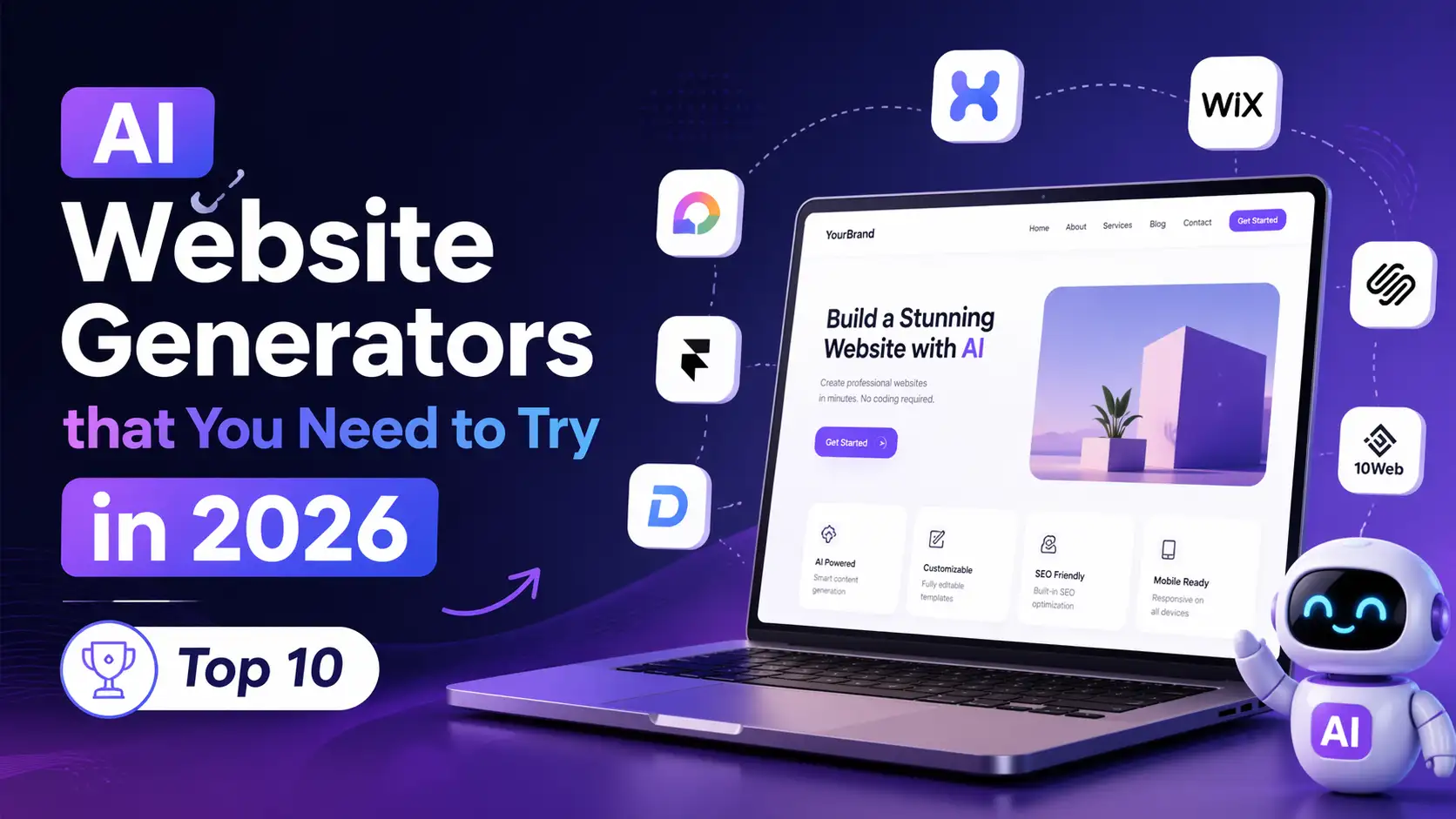 AI Website Generators that You Need to Try in 2026 - Top 10