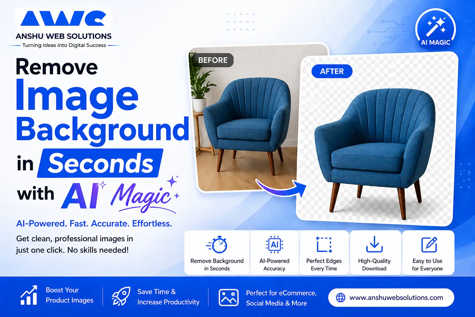 Remove Image Background in Seconds with AI Magic