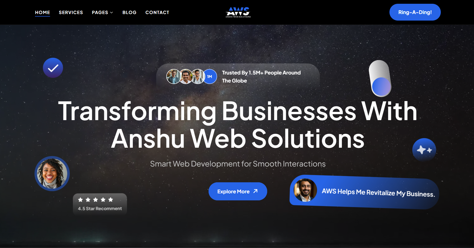  Anshu Web Solutions team - Top web development company in Delhi NCR 