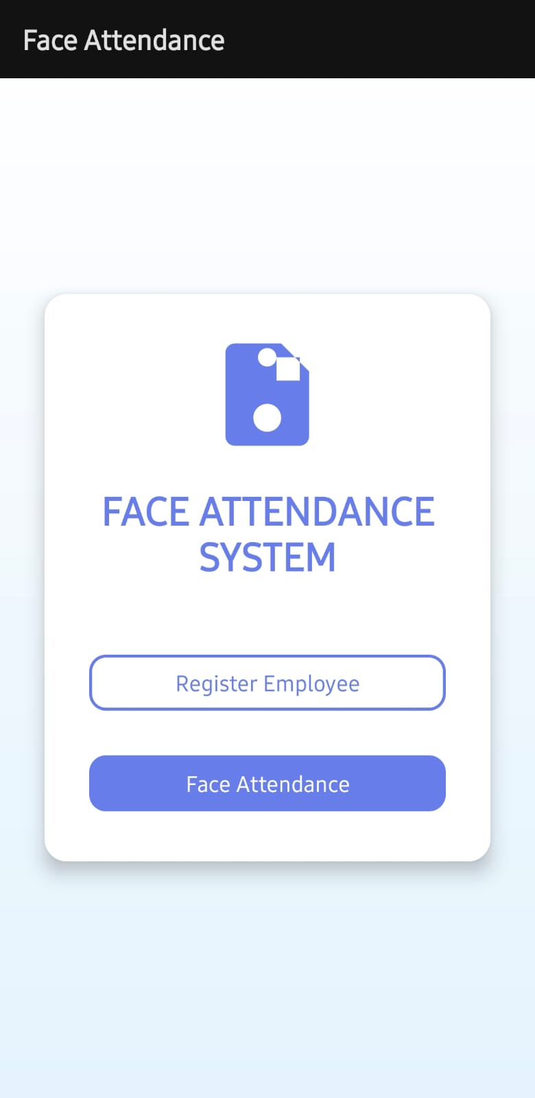 Face Attendance Login